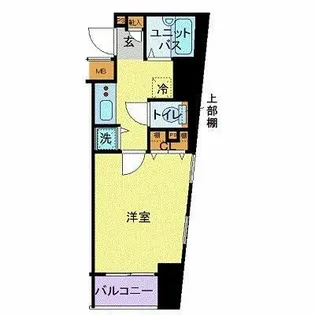 フォレシティ六本木【4階】の間取り