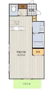 ニューノース参番館【3階】の間取り
