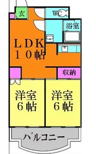 ハイムカメリー【2階】の間取り