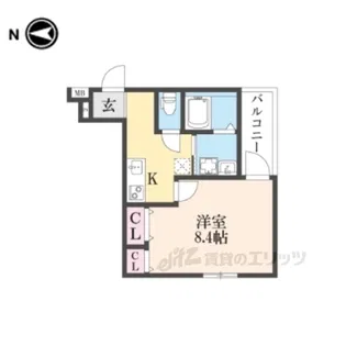 フジパレス弥刀2番館【2階】の間取り
