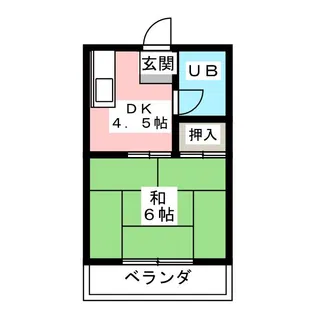 レイクグリーン三好 A棟【1階】の間取り