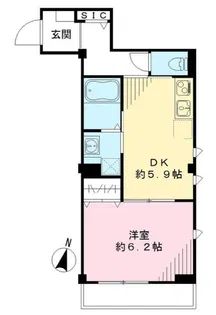 グランメゾン阿佐ヶ谷【2階】の間取り