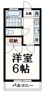 ハイツ相馬【1階】の間取り
