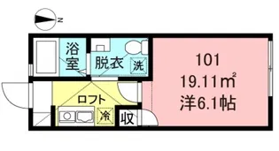 モンステラ枡形【2階】の間取り