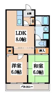 ラ・フォーレ西堤【4階】の間取り