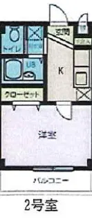 YASUIビル第6【2階】の間取り