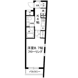 シャルム白金【2階】の間取り