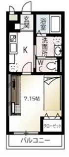 11月中旬入居可!セーリング サンライズ【1階】の間取り