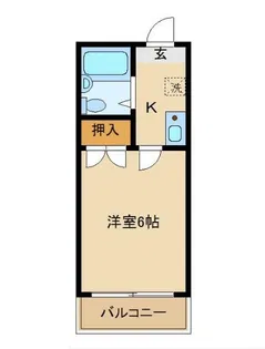 Kハイツ【3階】の間取り