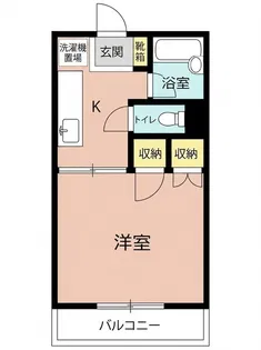 すずなりマンション【3階】の間取り