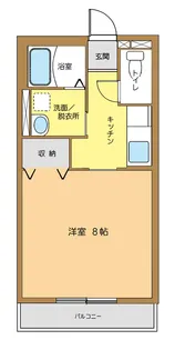 ルミエールタナ【2階】の間取り