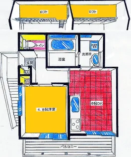 ホーミーハイツ【2階】の間取り