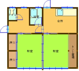 鹿児島県霧島市国分野口西【一戸建】の間取り
