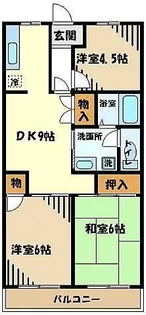 エトワール【4階】の間取り