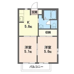 エスポワール【2階】の間取り