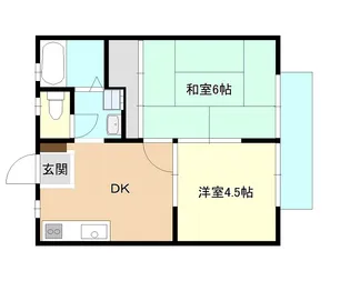 ペニーA・B【2階】の間取り