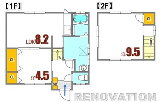 広島県広島市安芸区船越6【一戸建】の間取り