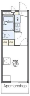 レオパレス高砂【3階】の間取り