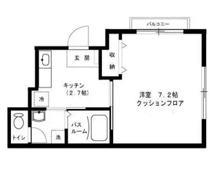 アールズコートII棟【1階】の間取り