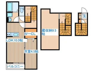 リトルパイン新田【2階】の間取り