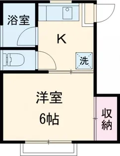 コーポ富士苑【1階】の間取り