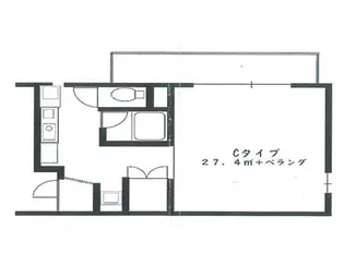 ストゥディオアレズ【4階】の間取り