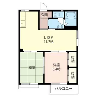 5丁目アイランド【1階】の間取り