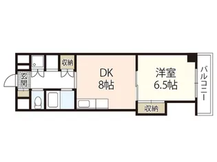 メゾンド佐伯【2階】の間取り
