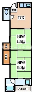 2DKの間取り画像