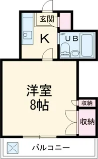 コーポ藤野【1階】の間取り