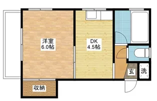 市川ビル【4階】の間取り