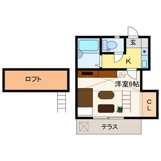 ガーデンコートRivage【1階】の間取り