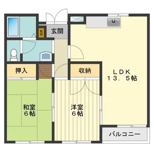 アピアII【1階】の間取り