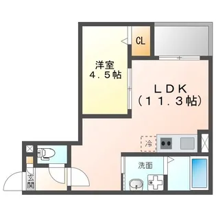 Jack urasatoI【1階】の間取り