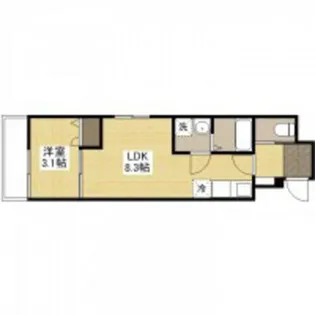 月光五日市壱番館【1階】の間取り