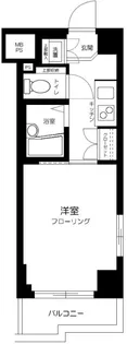 東京都新宿区早稲田鶴巻町【マンション】の間取り