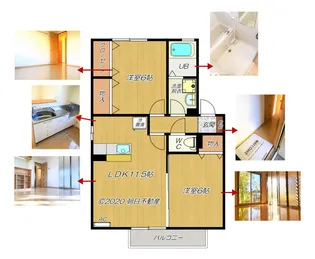 トマト・ヒルズ【2階】の間取り