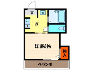 ローレルコート壱番館【2階】の間取り