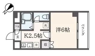 ウィン久我山【2階】の間取り