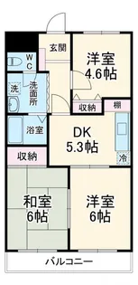 レイアップワン川口【2階】の間取り
