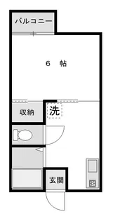 サンライフ高木D【2階】の間取り