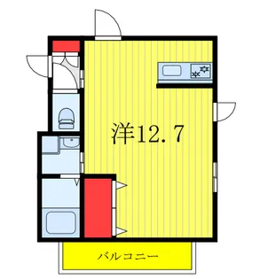 ノーブルヴィラージュ城山【2階】の間取り