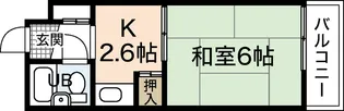 SS江波ビル【3階】の間取り