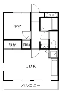 徳島県徳島市名東町1【アパート】の間取り