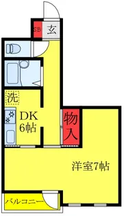 アスパ小石川【3階】の間取り