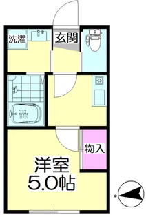 Art Shikahama【2階】の間取り