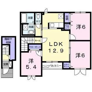フラン【2階】の間取り