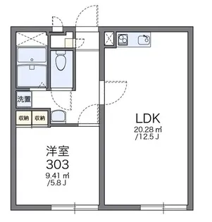 東京都中野区新井2【マンション】の間取り