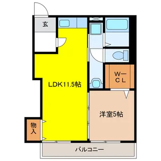 岐阜県岐阜市加納新本町3【マンション】の間取り