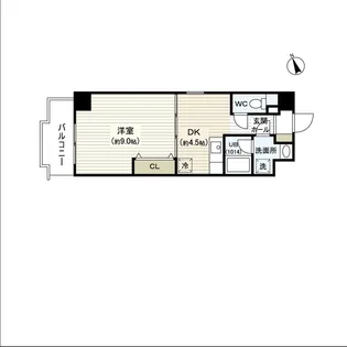 ウェーヴ長町一丁目【6階】の間取り